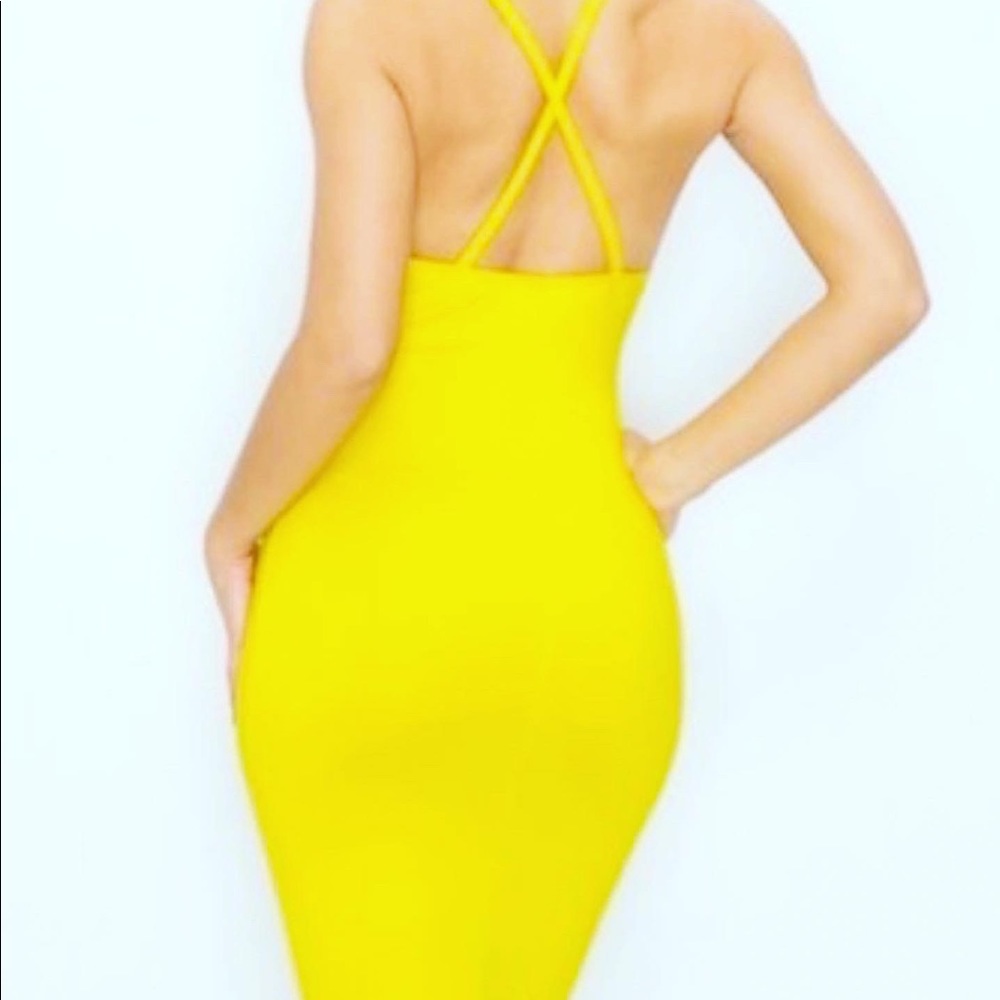 Yellow dress